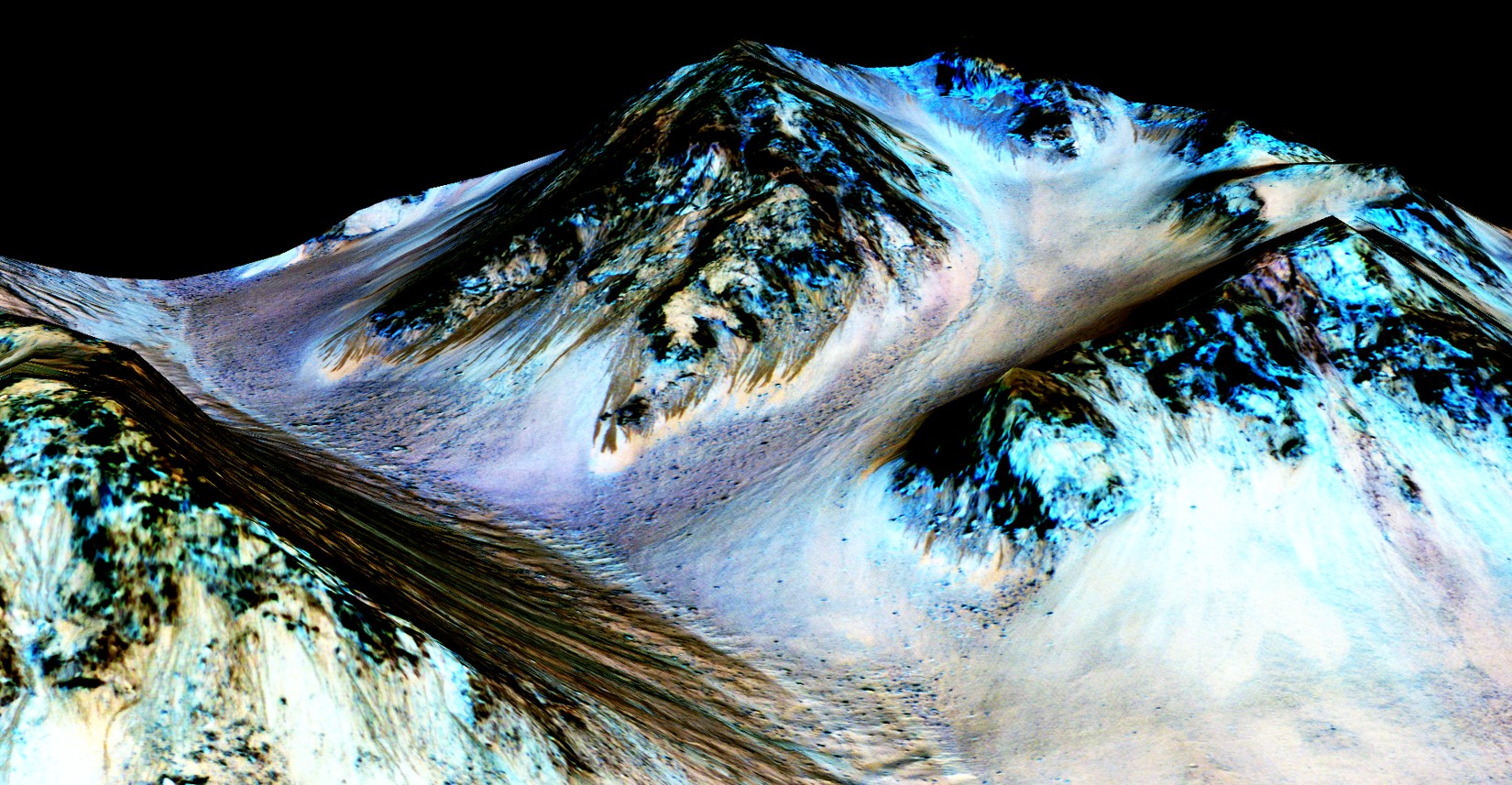 NASA scientists claim enough oxygen can be in the salted water on Mars