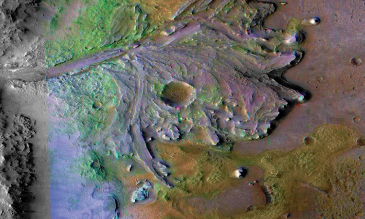 "Jezero Crater" select to the landing site on Mars 2020 rover