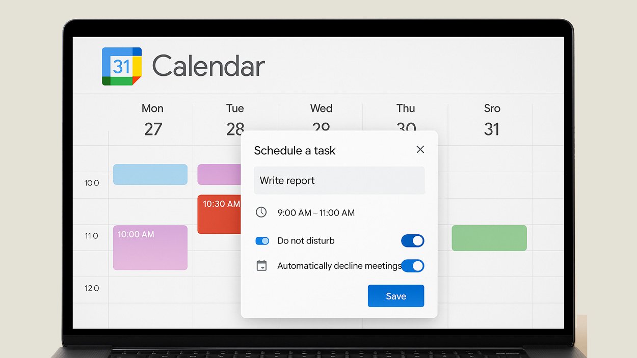 Google Calendar Dnd