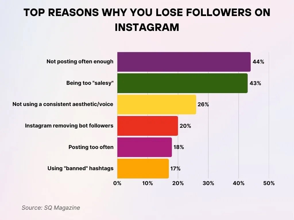 Top Reasons Why You Lose Followers on Instagram Top Reasons Why You Lose Followers On Instagram